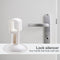 2pcs Doorknob Wall Mute Crash Pad Cushion Door Handle Lock Silencer (White)