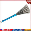 Drum Sticks Brush Retractable Metal Wire Jazz Drum Musical Brush (Blue 1pc)