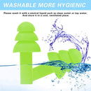 Washable Reusable Sleep Ear Plugs Ear Plugs Silicone Earplugs Waterproof Noise