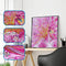 5D DIY Special Shaped Diamond Painting Pink Peafowl Cross Stitch Embroidery