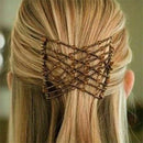 Hair Maker Magic Elastic DIY Metal Hairpins Beads Comb Bun Hair Combs Headband