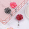 Stationery Lanyards Anti-Lost Clip Rose Shape Badge Reel Badges Holder Key Ring