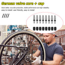 EP2 German Valve Cores with Caps for Bike Bicycle Inner Tube Parts Pack of