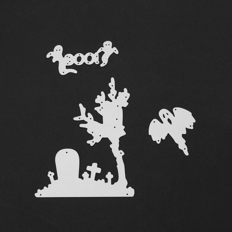 3pcs Halloween Cutting Dies Stencils Scrapbook Embossing DIY Card (MS-495)-23234