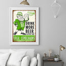 Beer Letter Colouring Oil Canvas Pictures DIY Hand Painted Paint By Numbers Kit