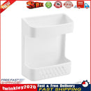 Wall Organizer Adhesive Remote Control Phone Charging Plug Holder (White) Newly