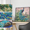 DIY Peacock Part Drill Diamond Painting Kit Handmade Rhinestone Beaded Picture