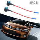 5pcs 15A Micro Car Fuse+ Add-a-Circuit Fuse Tap Adapter Mini Size Fuse Holder