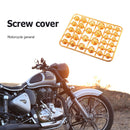 30pcs/Set Motorcycle Screw Cap Cover Head Body Decorative Engine Nut Bolt Cap