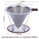 Reusable Coffee Maker Slow Drip Coffee Filter Pour Over Coffee Dripper