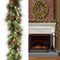 Wreaths Garland Pine Needle Door Hanging Party Ornaments Christmas Wreath
