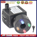 150L/H 2W 4 LED Light Submersible Aquarium Ultra-quiet Landscape Pond Water Pump