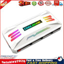 COOLMOON RGB Controller 4Pin PWM 5V 3Pin ARGB Fan Remote Control (White) Newly