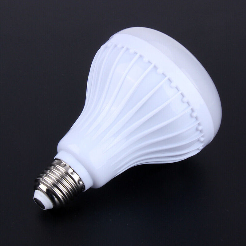 Intelligent E27 LED White + RGB Light Ball Bulb Colorful Lamp Smart Music A