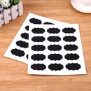 15st Handwerk Etiketten Blackboard Aufkleber Tafel Paste Abziehbilder für Glas-B