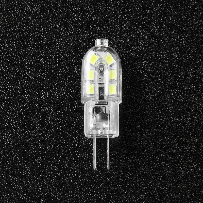Hillrong G4 200LM 2W SMD2835 12LED Corn Bulb for Crystal Lamp Chandeliers (DC