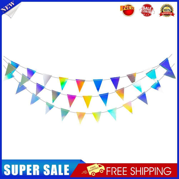 Star Paper Garland Ornaments Birthday Party DIY Wedding Decor (Triangle)