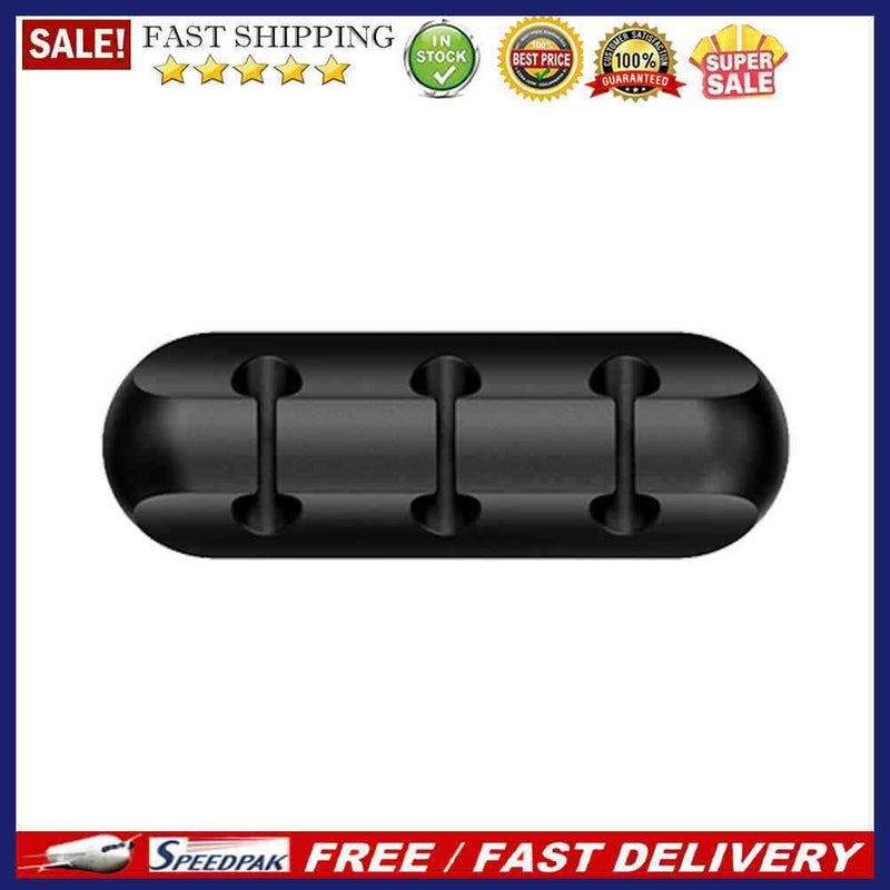 Silicone USB Cable Organizer Wire Winder Desktop Tidy Management Clips for Mo