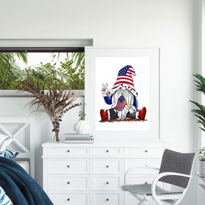 Flag Goblin Oil Paint by Numbers Hand Painted Frameless Painting Home Ornament