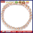 Women Tennis Bracelet Crystal Diamonds Hand Chain Gift Charm for Wedding Pa