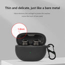Silicone Cover for SoundPEATS Mini Pro Wireless Earphone Case (Black) Newly