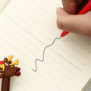 Snowman Santa Claus Christmas Series Gel Pen Black Ink Writing Supplies