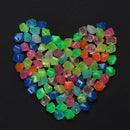 Colored Gravel Luminous Beads Colored Stones Luminous Stone Highlight Ice Cubes