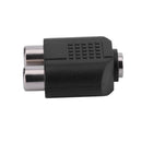 JUNERAIN Jaserain Y-Splitter Audio Adapter, 3.5mm Female to 2 RCA Sockets, 2