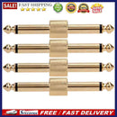 4Pcs Guitar Effects Pedal Adapter Connectors JACK-JACK Converter Straight