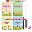 Magic Practice Copybook English Copybook (Book Pen Holder 6 Refills 1 Grip)
