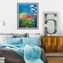 Pictures Frame for Diamond Painting Oil Paint DIY Self-adhesive (Grey)