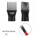 Salon Air Blow Collecting Wind Nozzle Comb Heat Insulating Hair Dryer Nozzle