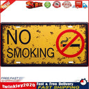 Retro Metal NO Smoking Plaques Painting for Bar Pub Tin Plaques Wall Sign Newly