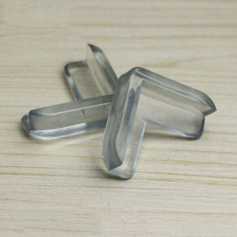 4pcs Clear Baby Safety Protector Table Furniture Corner Protection Bumper Newly