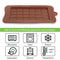 Square Silicone Cake Chocolate Cookies Baking Mould Tray Cube Mold Soap Ice T8I8