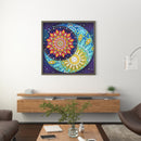 5D DIY Diamond Painting Moon Mandala Partial Special Shape Drill Rhinestone Art
