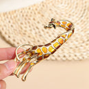 Accessories Jewelry Bag Clothes Label Giraffe Brooch Animal Brooch Pin Enamel