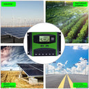 50A 12V/24V LCD Display PWM Solar Panel Battery Charge Controller Regulator