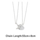 Day Heart Drop Pendant Lovers Decoration Couple Necklace Heart Choker