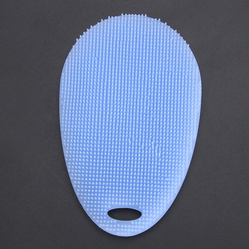 Waterdrop Antibacterial Silicone Antibacterial Washing Brush(Blue)137757.01