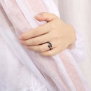Gothic Little Devil Open Rings Evil Vampire Rings Adjustable Copper Rings