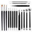 Handcraft Sculpture Pottery DIY Ceramic Tool Clay Tool Point Drill Pen Tweezers