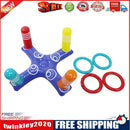 Inflatable Cross Ring Water Game Float Swim Pool Play Toys with 4 Circles