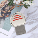 Head Lice Treatment Nit Free Comb with Rounded Tip Super Density Teeth Brush