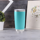 Thermal Car Cup Stainless Tea Coffee Vacuum Insulated Bottle (Light Green) Newly