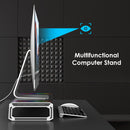 T1 Universal Monitor Stand Riser RGB 4 USB Charging Desk Organizer Support Rack