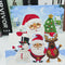 Santa Claus 5D DIY Special Shape Part Drill Diamond Greeting Card (HK204)