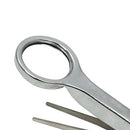 Portable 10X Magnifier Handheld Magnifying Glass with Tweezers Loupe Tools Newly