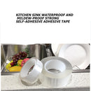 Waterproof Transparent Adhesive Kitchen Sink Bathroom Tape (0.5mmx30mmx5m) Newly