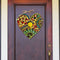 Heart-Shaped Art Crafts Pendant for Front Door Window Lovely Hanging Statue